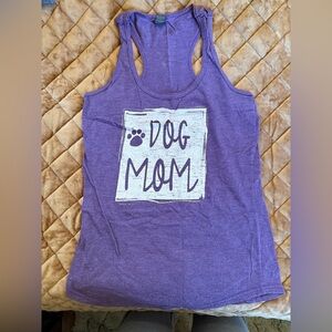 Purple Dog Mom Tank Top